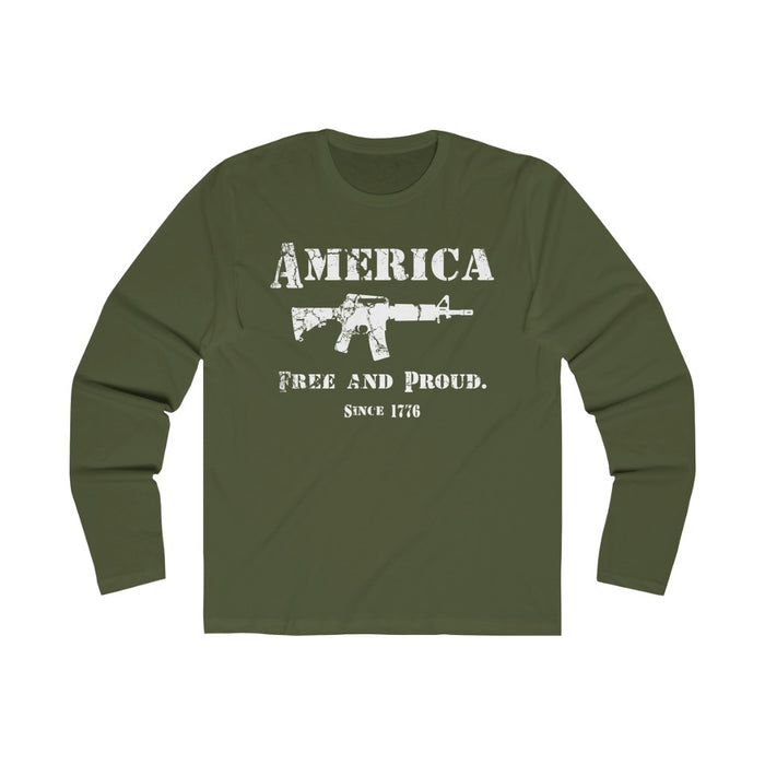 Free And Proud AR - Black & OD Green