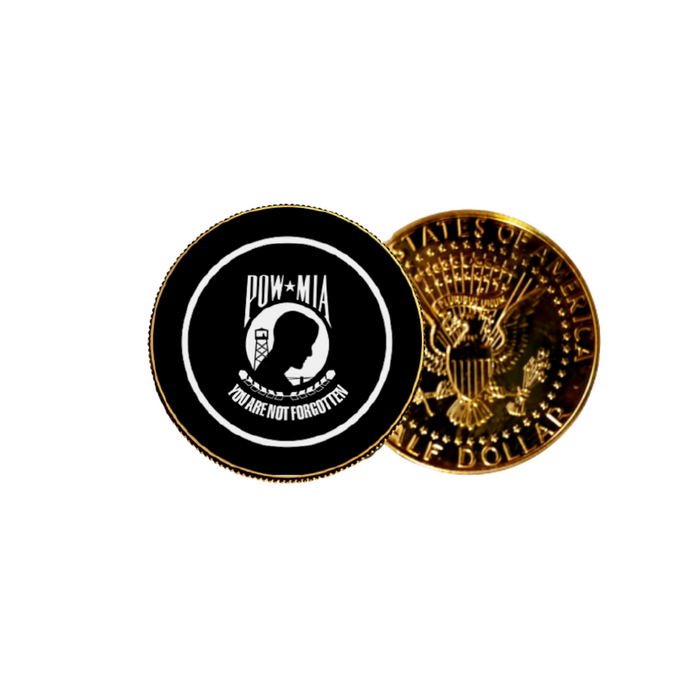 POW MIA Gold Coin