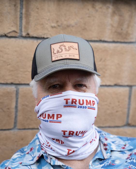 Join or Die Leather Patch Hat