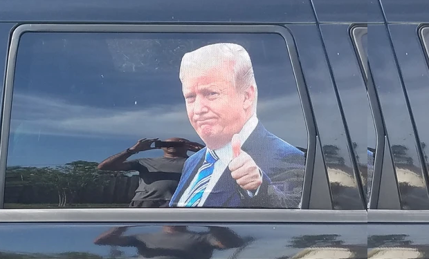 Trump Car Decal - Ride With Trump!