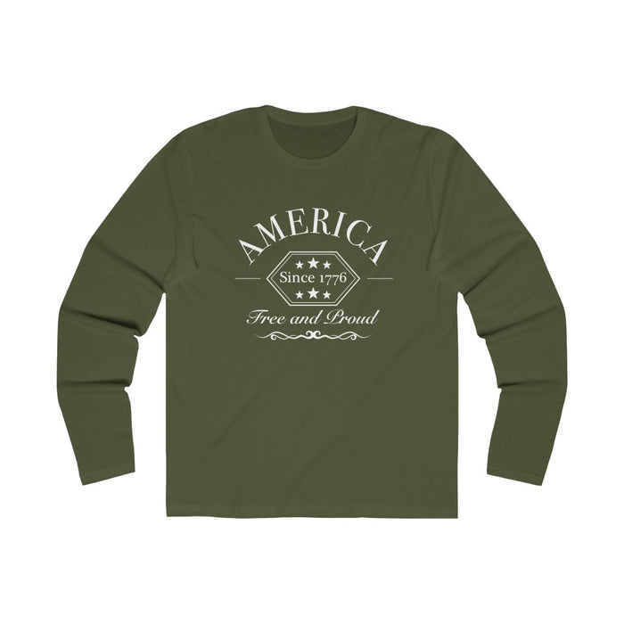 Free And Proud Vintage - Black & OD Green