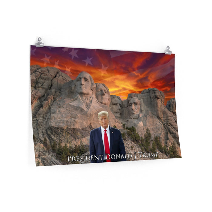 Mount Rushmore President Trump 2020 Poster