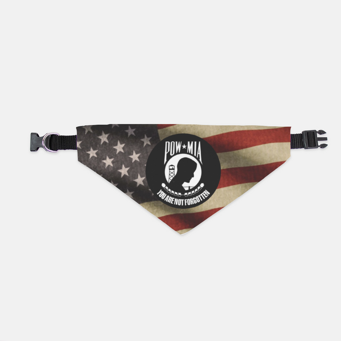 POW MIA Flag Pet Bandana Collar