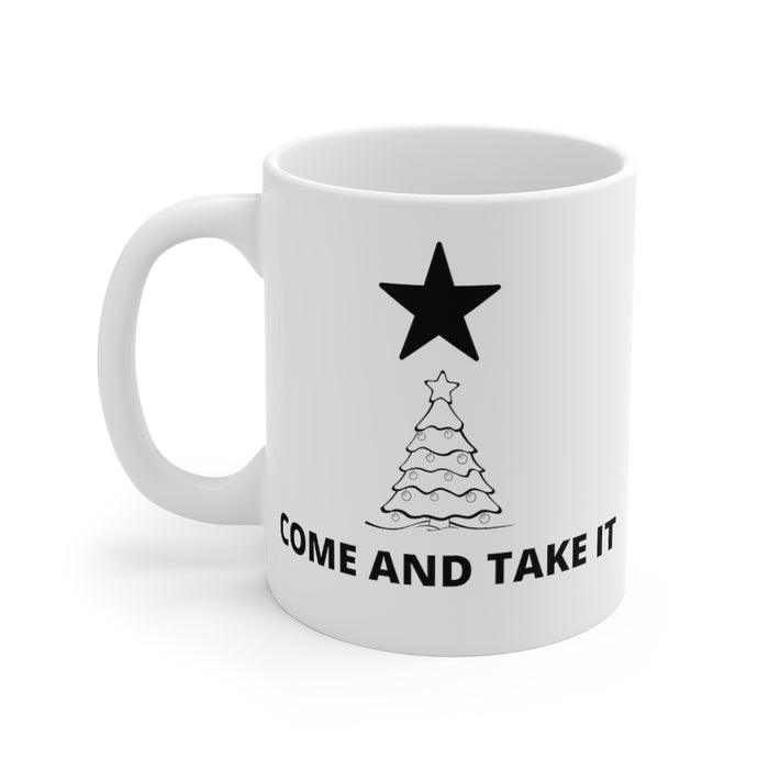 Come And Take It Christmas Tree Mug 11oz