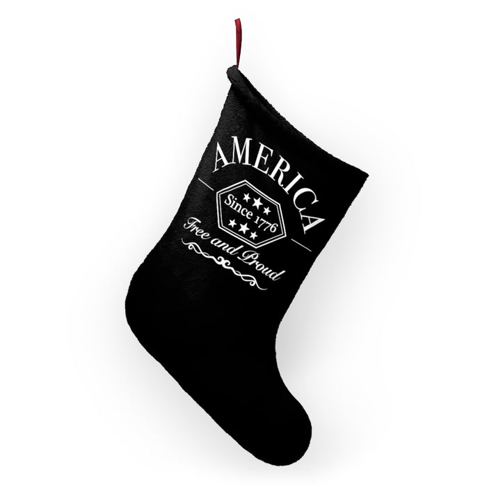 Proud American Vintage Christmas Stocking