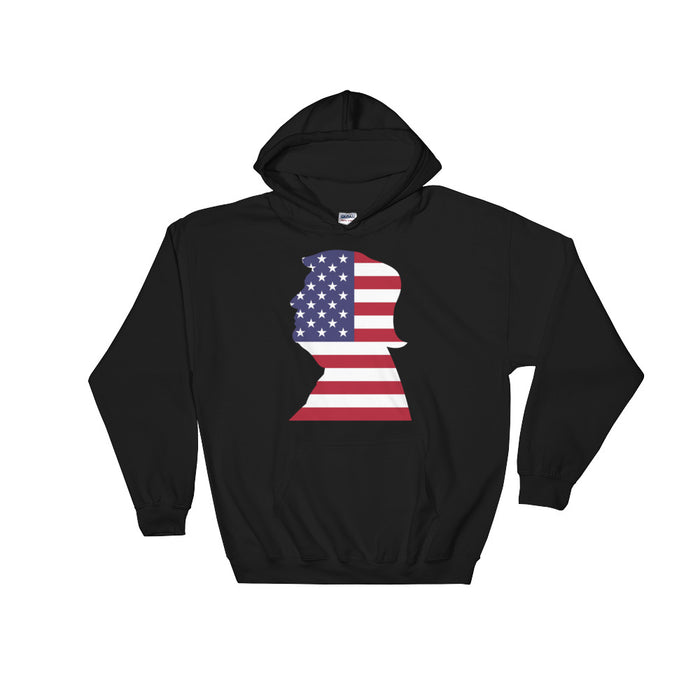 Trump American Flag Hoodie