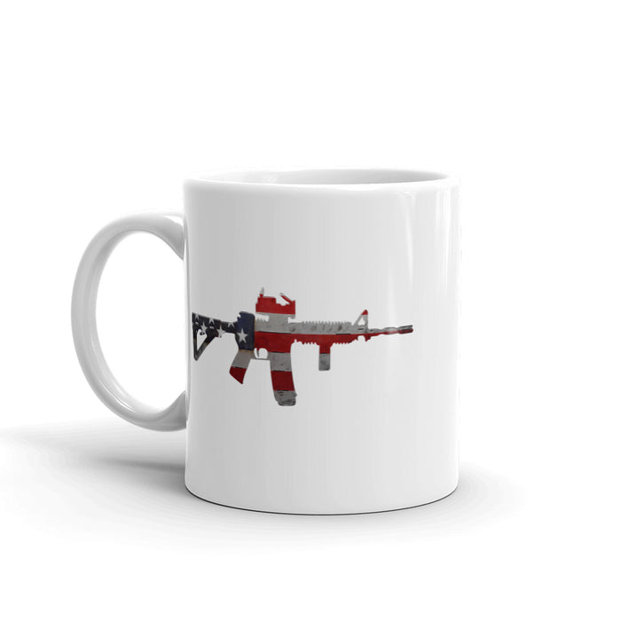 AR-15 American Flag Mug