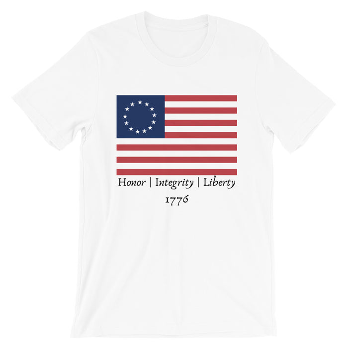 Honor, Integrity, Liberty Betsy Ross Flag T-Shirt