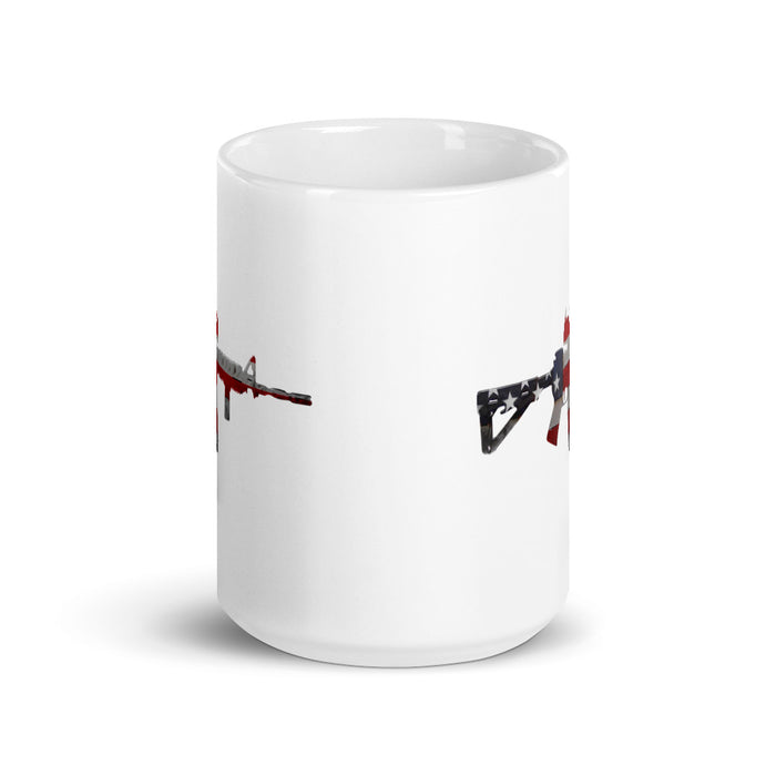 AR-15 American Flag Mug