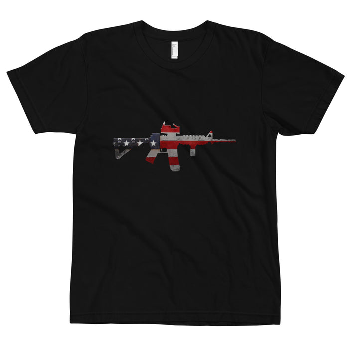 AR-15 American Flag T-Shirt