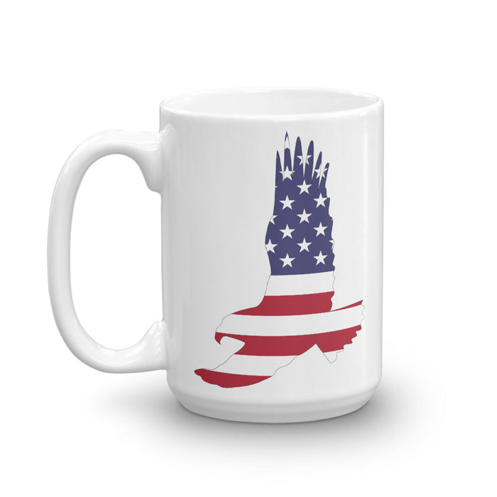 American Flag Eagle Mug