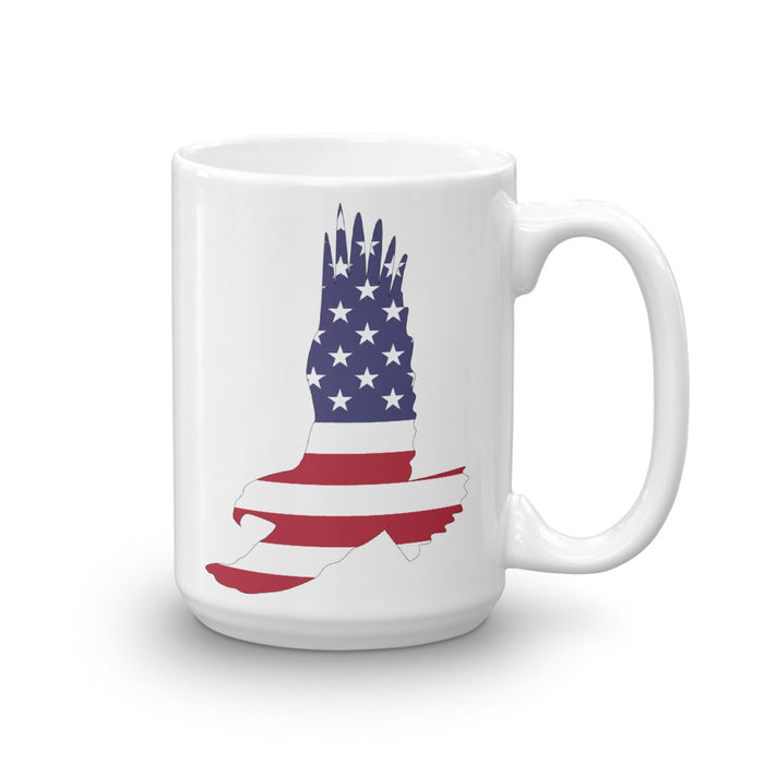 American Flag Eagle Mug