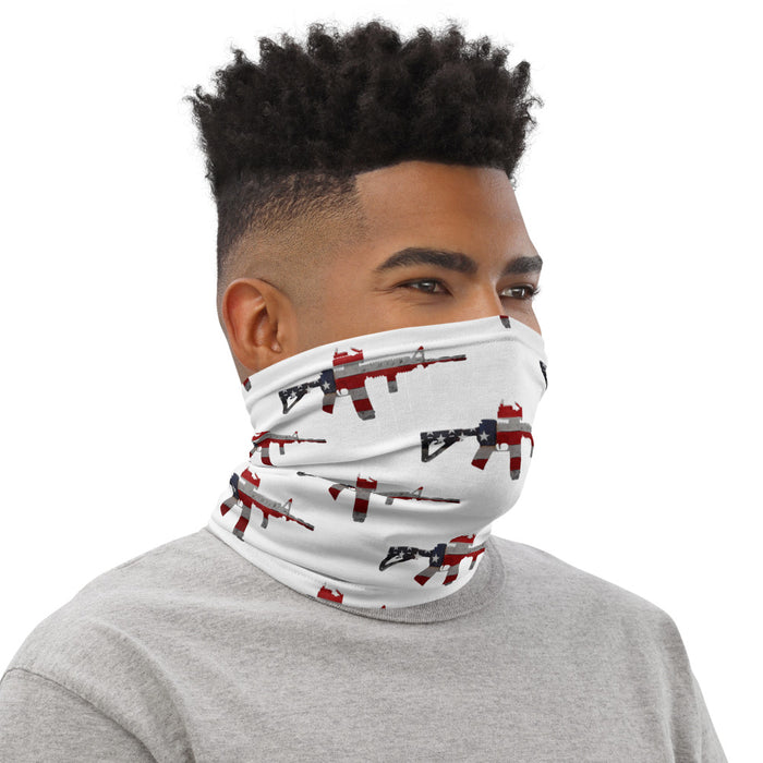 AR-15 American Flag Neck Gaiter (Large Pattern)