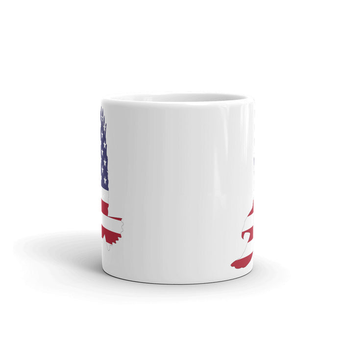 American Flag Eagle Mug