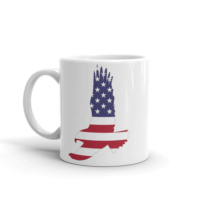 American Flag Eagle Mug