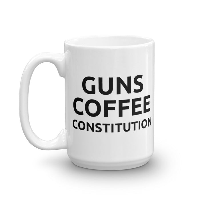 GUNS COFFEE CONSTITUTION - Coffee Mug - *Limited