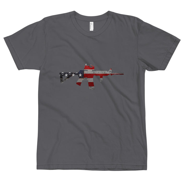 AR-15 American Flag T-Shirt