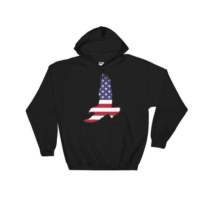 Eagle American Flag Hoodie