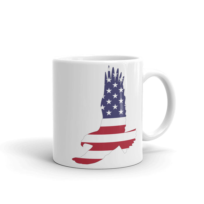 American Flag Eagle Mug