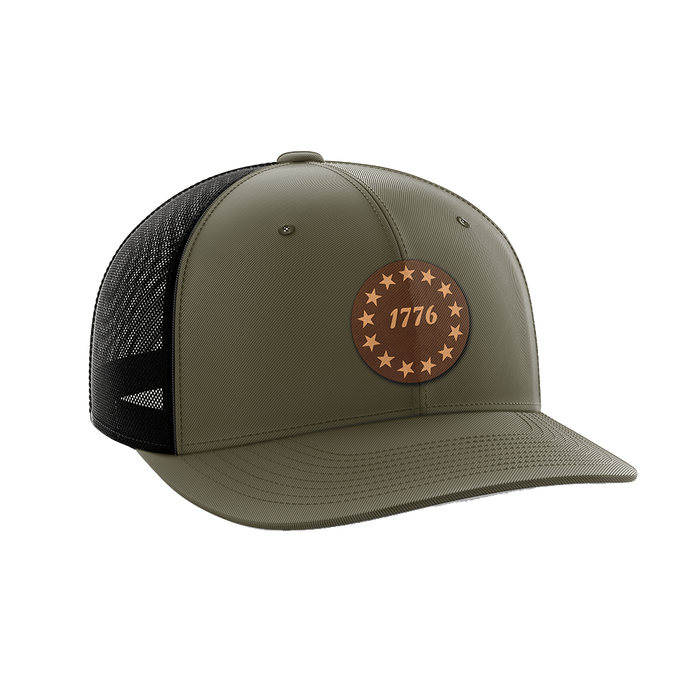 1776 Stars Leather Patch Hat