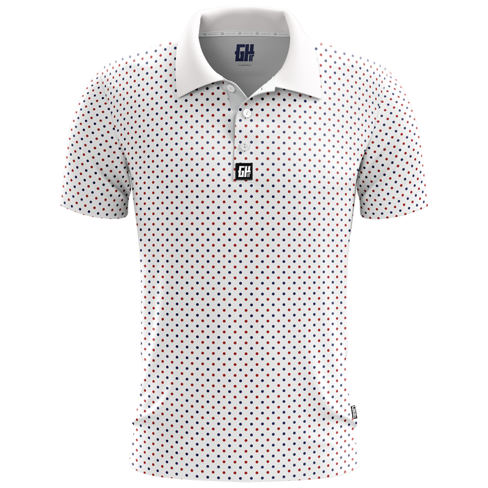 Connect The Dots Golf Polo