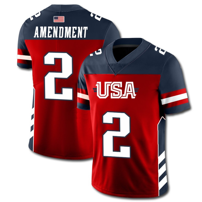 Team USA 2nd Amendment Football Jersey