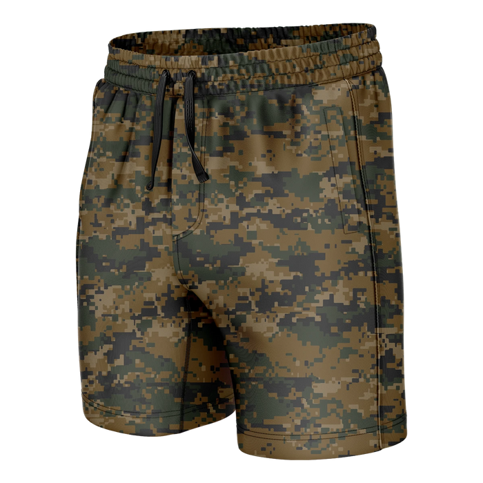 Woodland Digital Camo Swim Trunks