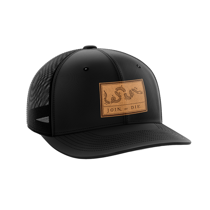 Join or Die Leather Patch Hat