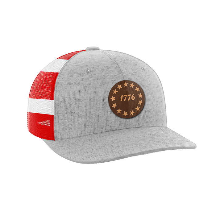 1776 Stars Leather Patch Hat