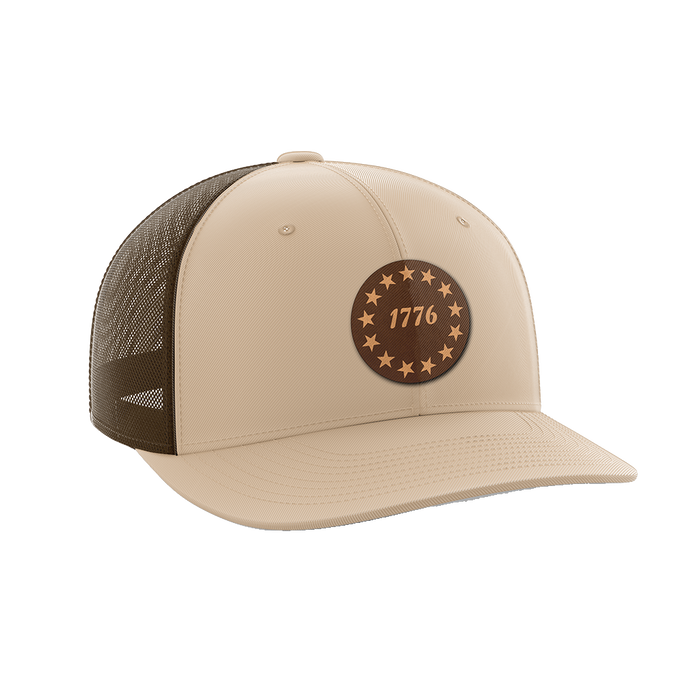 1776 Stars Leather Patch Hat